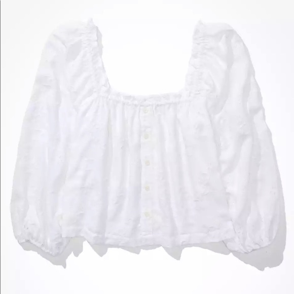 American Eagle Outfitters Tops - American Eagle Puff Sleeve Blouse